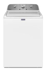 Photo 1 of Maytag 4.5-cu ft High Efficiency Agitator Top-Load Washer (White)