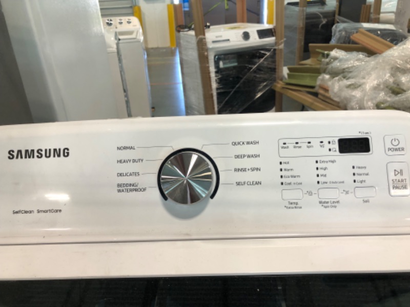 Photo 6 of Samsung 4.5-cu ft Impeller Top-Load Washer (White)