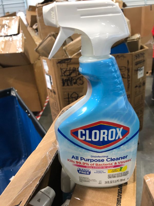 Photo 1 of 9 Pack Clorox Clean-Up All Purpose Cleaner, Spray Bottle, Rain Clean, 32 Fluid Ounces (Package May Vary