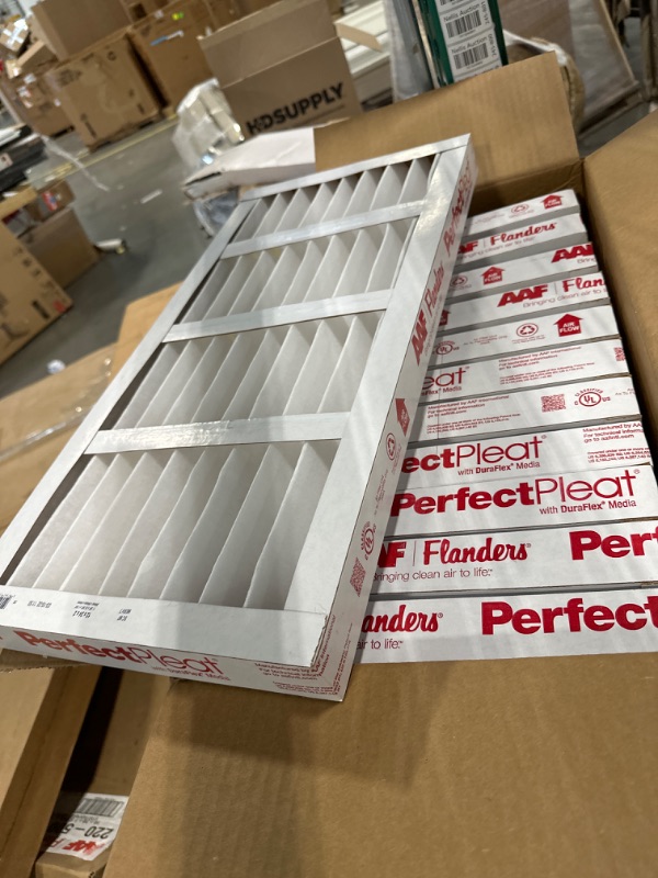Photo 3 of 12x24x2" Pleated Air Filter Merv 8 Box Of 12
