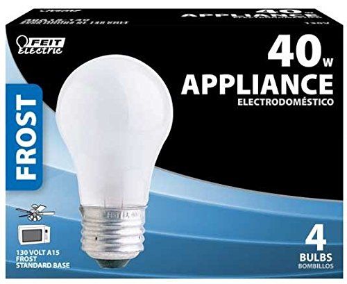 Photo 1 of 6 Boxes Appliance/Fan Bulb 40W A15 Frost 40A15-130 (4 PACK)