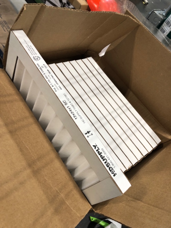 Photo 4 of 12x24x1 Pleated Air Filter Merv 10 High Capacity Box Of 12