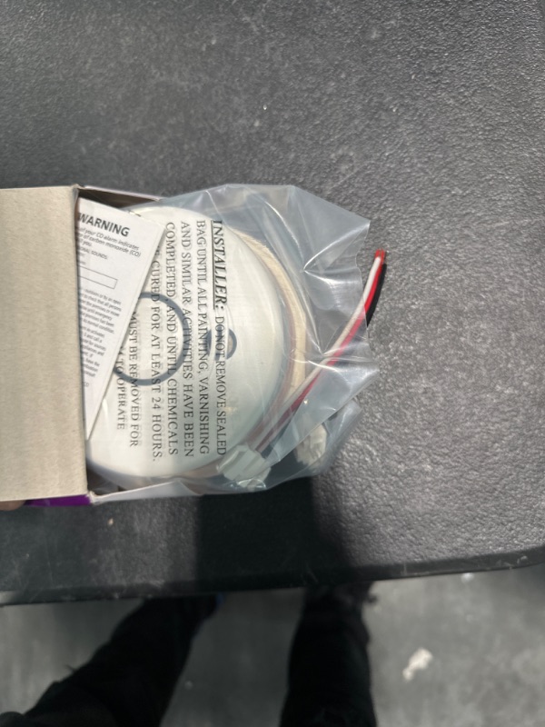 Photo 3 of 10 Year Worry-Free Hardwired Combination Smoke and Carbon Monoxide Detector with Voice Alarm and Ambient Light Ring