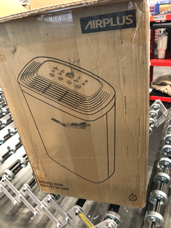 Photo 1 of AIRPLUS 1,500 Sq. Ft 30 Pints Dehumidifier for Home and Basements with Drain Hose(AP1907) 30 Pints A-Rounded