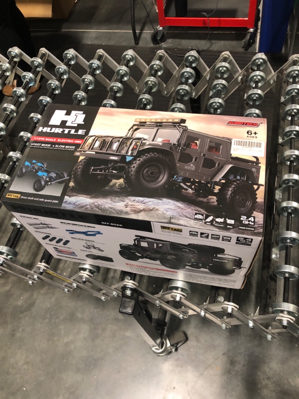 Photo 1 of FUUY Remote Control Car 1:12 RC Cars for Boys H1 with 2 Batteries for 55+mins All Terrain Off Road Rock RC Truck Hobby RC Crawler 30+kph Waterproof Outdoor RC Car Kids Age 8-12 Adults Gifts Black-two Batteries