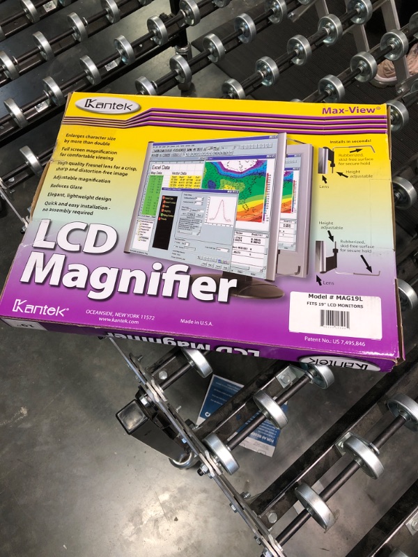 Photo 1 of MaxView® LCD Monitor Magnifier Fits 19" Monitors