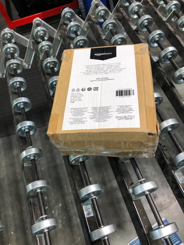 Photo 1 of Amazon Basics Easy Grip Workout Dumbbell, Neoprene Coated, Various Sets and Weights available 6-Pound, Pair