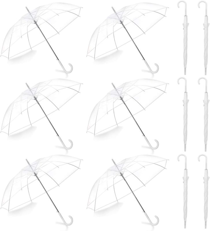 Photo 1 of 12 pack clear umbrellas