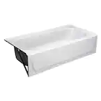 Photo 1 of 
Aloha 60 in. x 30 in. Soaking Bathtub with Left Drain in White