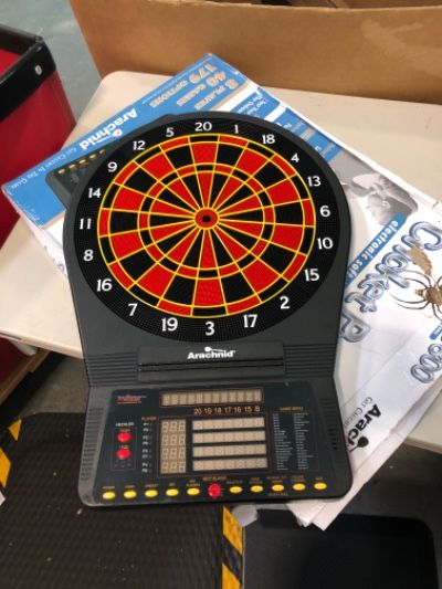 Photo 4 of Arachnid Cricket Pro 800 Electronic Dartboard with NylonTough Segments for Improved Durability and Playability and Micro-thin Segment Dividers for ReducedBounce-outs , Black