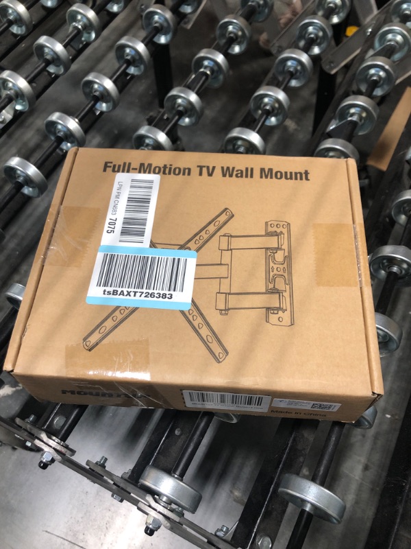 Photo 2 of MOUNTUP Full Motion TV Wall Mount for Most 26-50 Inch TVs, Max VESA 300x300mm Wall Mount TV Bracket with Swivel Tilting Extension Level Adjustment for LED LCD Flat Curved TVs MU0018