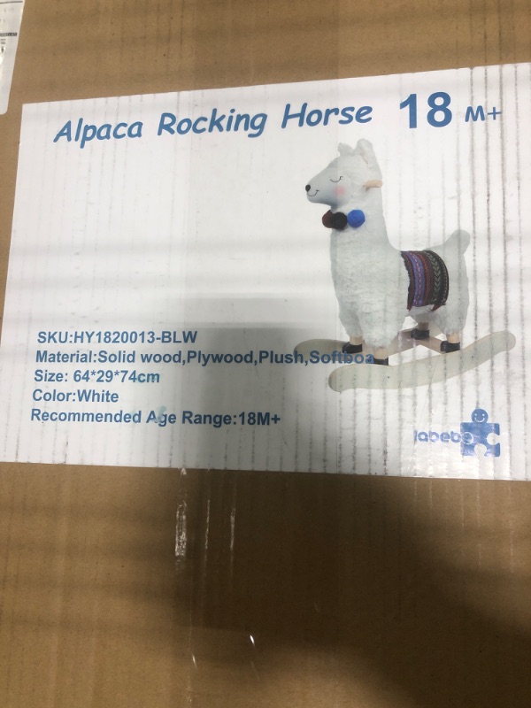 Photo 2 of Alpaca Rocking Horse 18m+