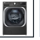 Photo 1 of ***PARTS ONLY*** LG - 5.2 Cu. Ft. High-Efficiency Stackable Smart Front Load Washer with Steam and TurboWash - Black Steel