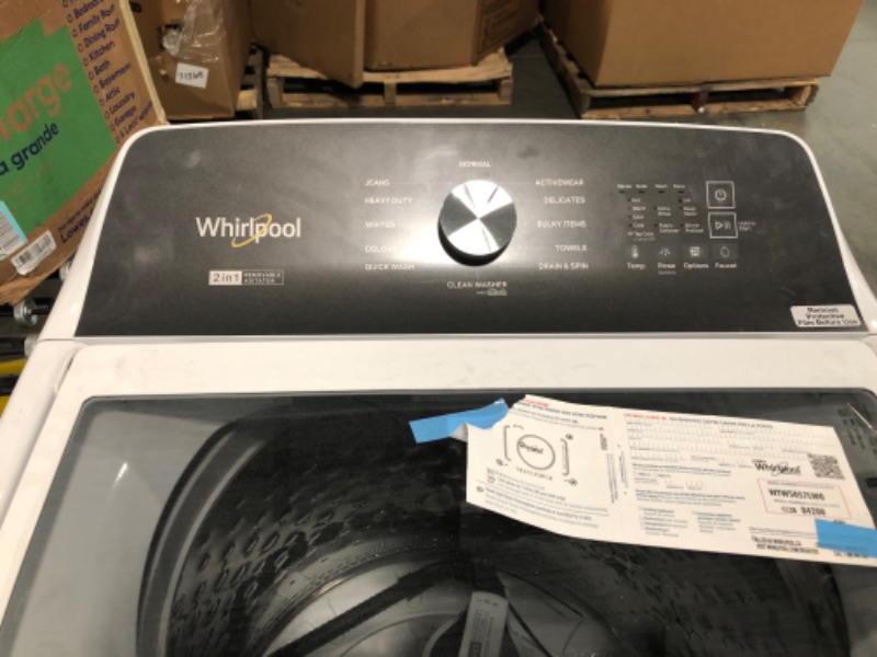 Photo 11 of 4.7-4.8 Cu. Ft. Top Load Washer with 2 in 1 Removable Agitator