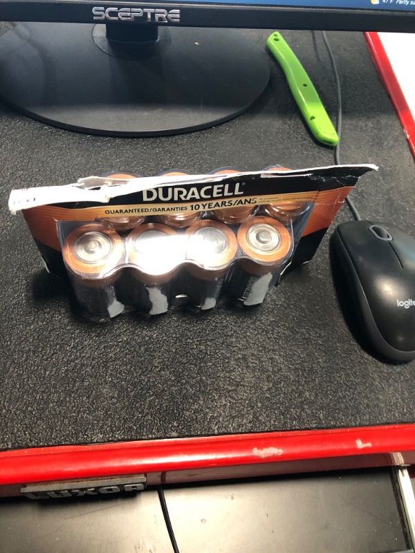 Photo 2 of Duracell Coppertop D Batteries, 8 Count Pack, D Battery with Long-lasting Power, All-Purpose Alkaline D Battery for Household and Office Devices