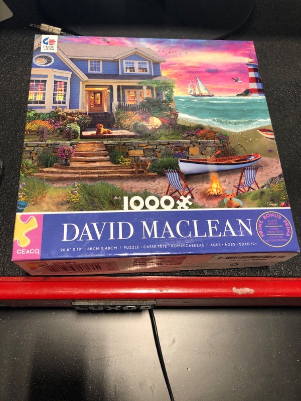 Photo 2 of Ceaco - David MacLean - Heart Beach - 1000 Piece Jigsaw Puzzle