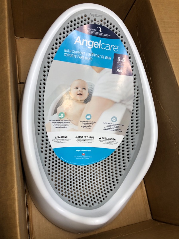 Photo 2 of Angelcare Baby Bath Support (Grey) | Ideal for Babies Less than 6 Months Old