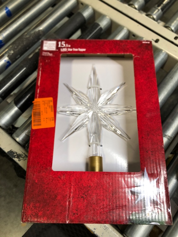 Photo 2 of 15.5 in. LED Star Tree Topper

