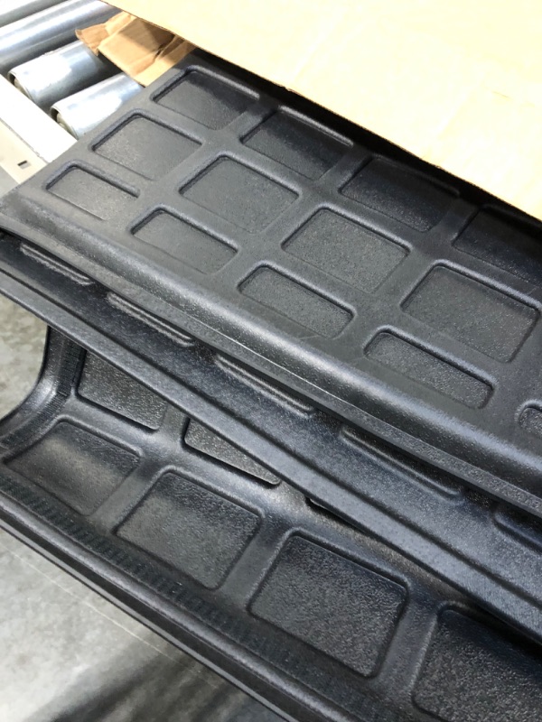 Photo 1 of powoq Fit 2020-2023 Hyundai Palisade Cargo Liner Backrest Mat TPE Behind 3rd Row Seat Back Seat Protector for 2020 2021 2022 2023 Hyundai Palisade Accessories (Trunk Mat with Backrest Mat)