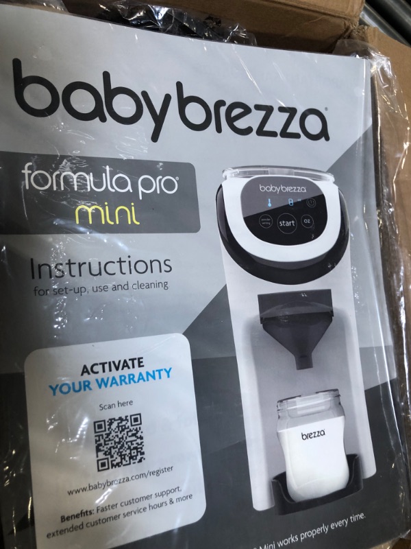 Photo 3 of Baby Brezza Formula Pro Mini Baby Formula Maker – Small Baby Formula Mixer Machine Fits Small Spaces and is Portable for Travel– Bottle Makers Makes The Perfect Bottle for Your Infant On The Go Formula Pro Mini Dispenser Machine