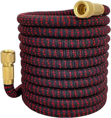 Photo 3 of 2024 Pocket Hose Copper Bullet With Thumb Spray Nozzle AS-SEEN-ON-TV Expands to 50 ft, 650psi 3/4 in Solid Copper Anodized Aluminum Fittings Lead-Free Lightweight No-Kink Garden Hose