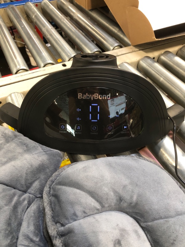Photo 1 of Baby Swings for Infants, BabyBond Bluetooth Infant Swing with Music Speaker with 3 Seat Positions, 5 Point Harness Belt, 5 Speeds and Remote Control - Portable Baby Swing for Indoor and Outdoor Baby Swing with mosquito nets