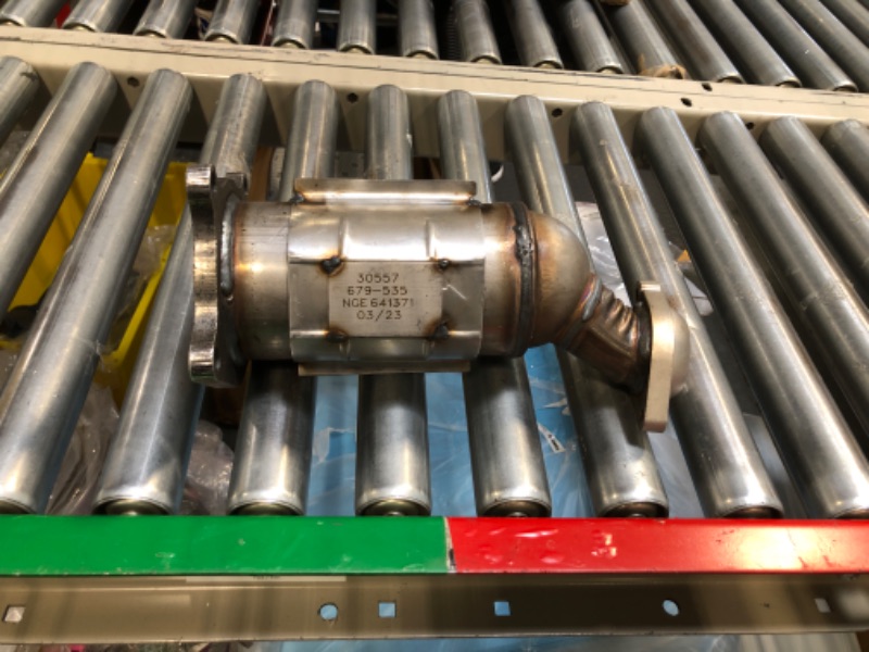 Photo 1 of Dorman 679-535 Rear Pre-Catalytic Converter - Not CARB Compliant Compatible with Select Ford / Lincoln Models (Made in USA)
