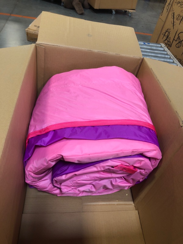 Photo 1 of Action Air Bounce House, Princess Inflatable Bounce House with Blower, Pink Bouncy House for Girls, Flying Unicorn Theme Bouncy Castle, Durable Sewn and Extra Thick, Love for Kids
