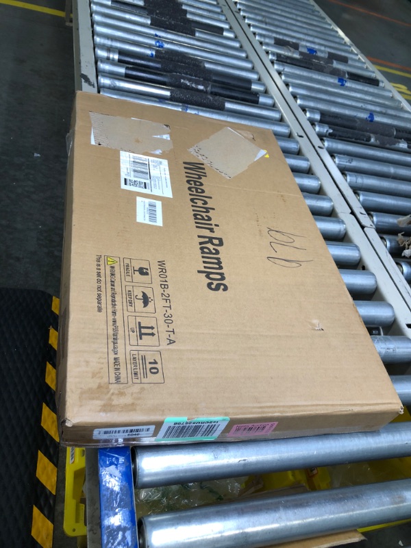 Photo 1 of TaiH Leo 2FT Wheelchair Ramp, 24" L x 31.3" W Threshold Ramp, 800 LBS Capacity Wheel Chair Ramp, Portable Wheelchair Ramp Scooter Ramp, for Home, Steps, Stairs, Doorways, Curbs 2FT(Using height 2-6 inch)