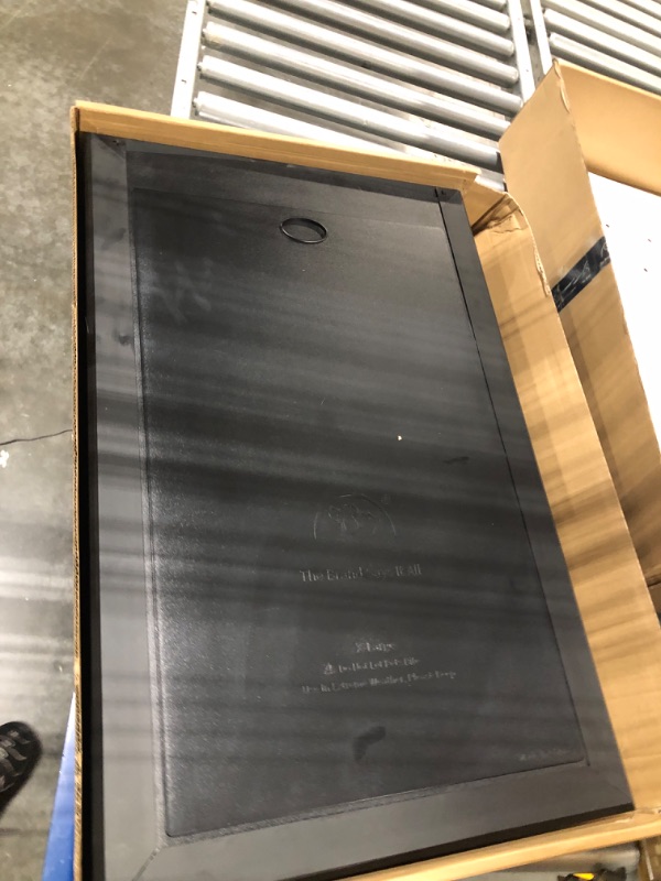 Photo 1 of ALUMANI Dog Door for Wall, Large Dog Door with Aluminum Frame,Telescoping Tunnel, Magnetic Flap Design and Two Sliding Lock Panels, Easy to Install for Interior and Exterior Walls, Large,Black