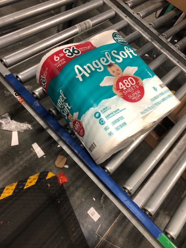 Photo 2 of Angel Soft Super Mega Toilet Paper, 6 Super Mega Rolls