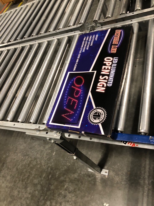 Photo 1 of Ultima LED Neon Open Sign for Business: Lighted Sign Open with Flashing Mode – Indoor Electric Light up Sign for Stores (19 x 10 in, Model 2) Includes Business Hours and Open & Closed Signs Model 2 19" x 10"