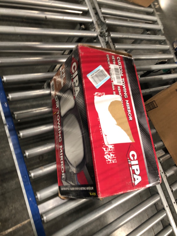 Photo 1 of CIPA 11800 Custom Towing Mirror - Ford, Pair, black & silver, 18 inch