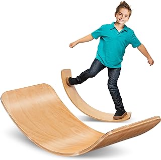 Photo 1 of  Wooden Balance Board Wobble Board for Kid