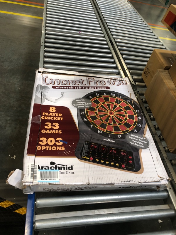 Photo 2 of Arachnid Cricket Pro Tournament-quality Electronic Dartboard with Micro-thin Segment Dividers for Dramatically Reduced Bounce-outs and NylonTough Segments for Improved Durability and Playability