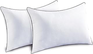 Photo 1 of  Bed Pillows Standard Size Set of 2, Cooling and Supportive Full Pillow 2 Pack for Side and Back Sleepers, Down Alternative Hotel Collection Sleeping Pillows, 26x20 Inc