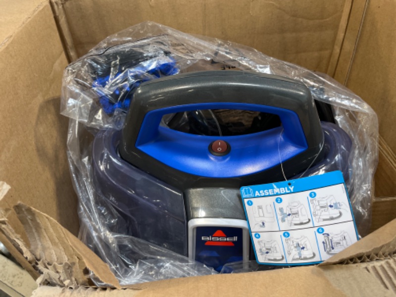 Photo 4 of Bissell SpotClean ProHeat Portable Spot and Stain Carpet Cleaner, 2694, Blue