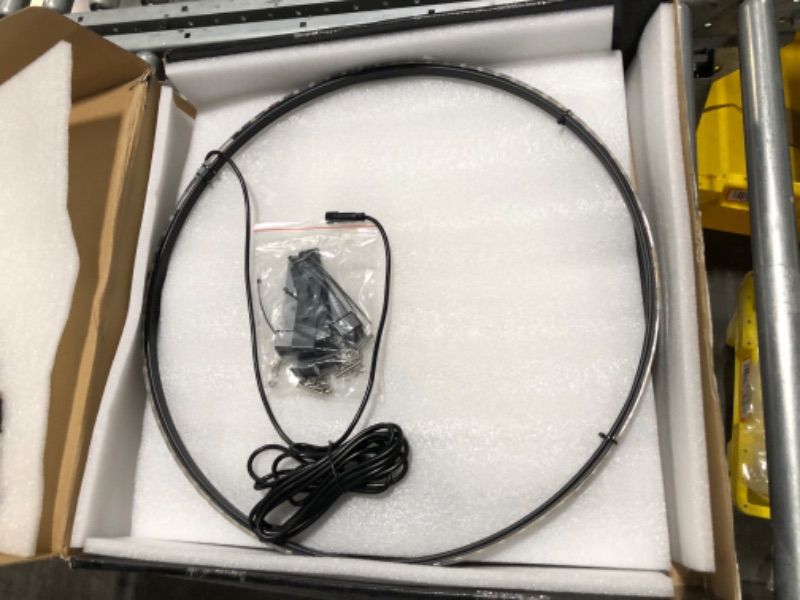 Photo 1 of MICTUNING 17.5'' V1 RGBW LED Wheel Ring Lights Kit Bundle with 10FT 5Pin Extension Wire Cable