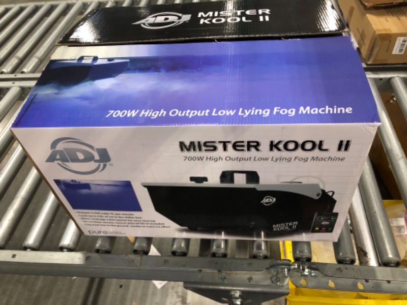 Photo 2 of ADJ Products MISTER-KOOL-II Grave Yard Low Lying Water Based Fog Machine Mister Kool II