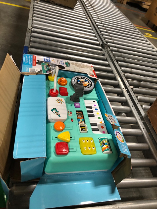 Photo 1 of Fisher-Price Laugh & Learn Baby & Toddler Toy Mix & Learn Dj Table with Smart Stages Learning & Activities for Ages 6+ Months Standard Packaging