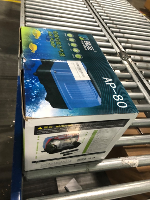 Photo 1 of AquaMiracle Super Powerful Linear Air Pump AP-60/AP-80 Pond Aerator, Septic Air Pump, Hydroponic Air Pump, Koi Pond Air Pump 950/1350GPH, for Pond, Waste Treatment, Fish Farm, Seafood Restaurant