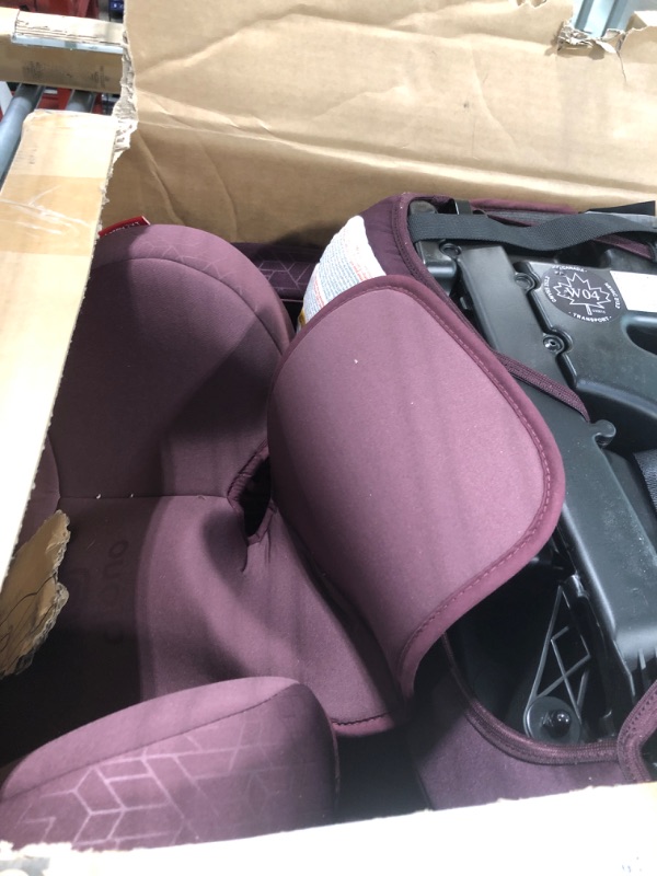 Photo 3 of Diono Monterey 2XT Latch 2 in 1 High Back Booster Car Seat with Expandable Height & Width, Side Impact Protection, 8 Years 1 Booster, Plum 2XT Plum