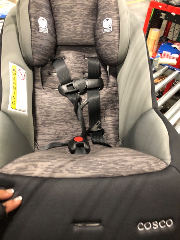 Photo 3 of Cosco Mighty Fit 65 DX Convertible Car Seat (Heather Onyx Gray)