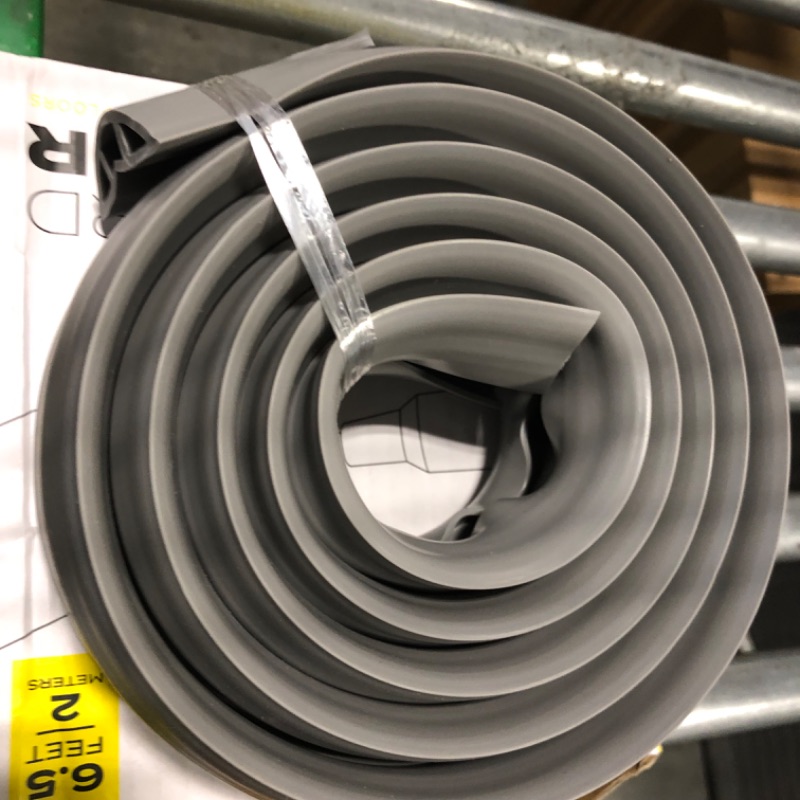 Photo 3 of 6.5 Feet Cable Protector + Cord Cover — Durable Gray PVC is Flexible, Odor Free, Easy to Unroll and Open — Conceal Wires at Home, Office, Warehouse, Workshop, Concerts 6.5 feet (2m) 1 unit Gray