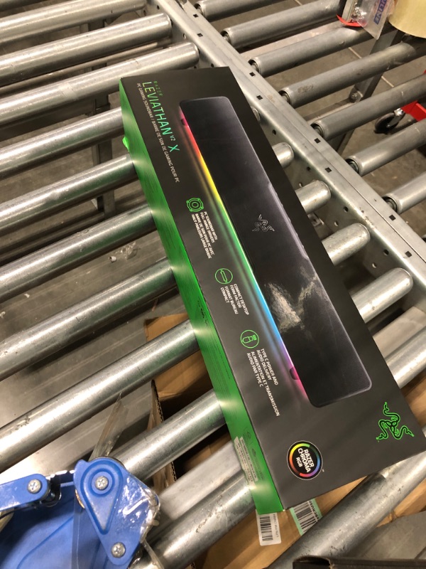 Photo 1 of Razer Leviathan V2 X: PC Soundbar with Full-Range Drivers & Base Station V2 Chroma: Chroma RGB Lighting - Non-Slip Rubber Base - Designed for Gaming Headsets - Classic Black