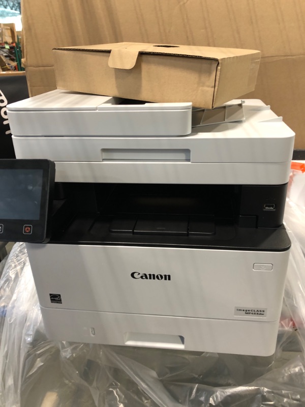 Photo 5 of Canon imageCLASS MF453dw All-in-One Wireless Monochrome Laser Printer | Print, Copy, & Scan| | 5" Color Touch LCD | One Pass Duplex Scan Monochrome Printer without Fax