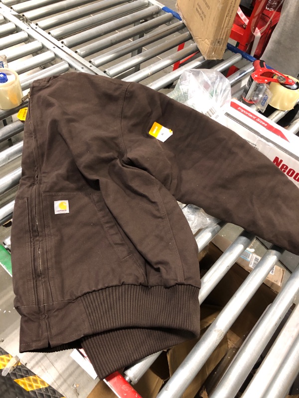 Photo 2 of Carhartt Men's Loose Fit Washed Duck Insulated Active Jacket X-Large Dark Brown