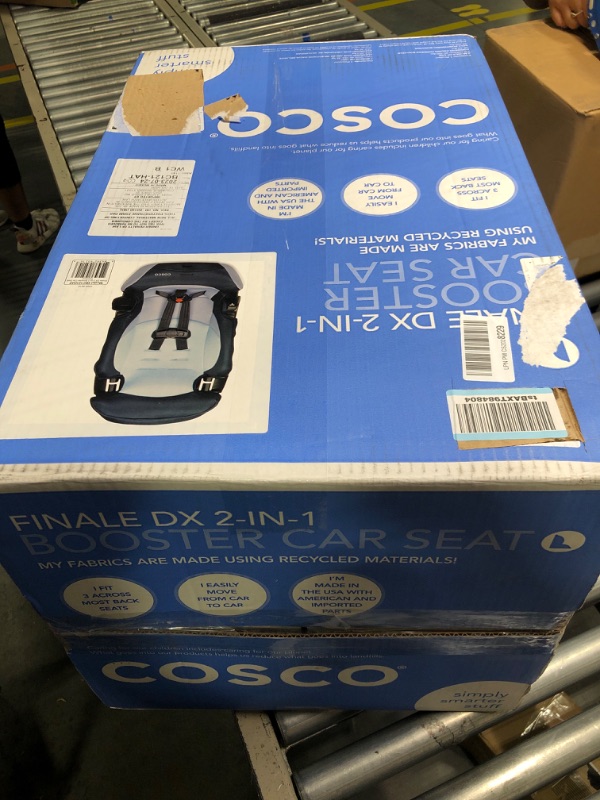 Photo 1 of Cosco Finale DX 2-in-1 Booster Car Seat, Forward Facing 40-100 lbs, Rainbow