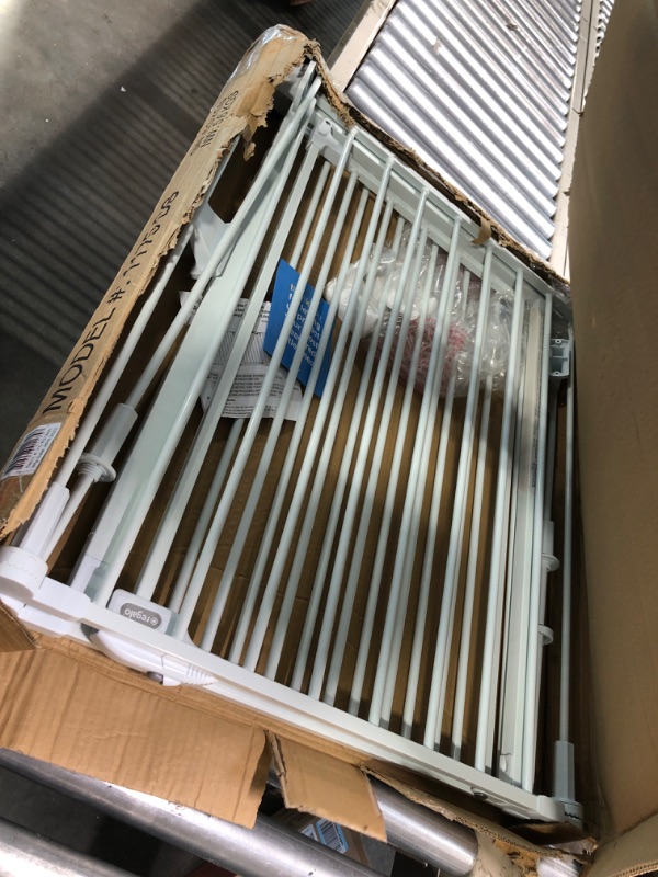 Photo 1 of Regalo 76 Inch Super Wide Configurable Baby Gate, 3-Panel, Includes Wall Mounts and Hardware 76 Inch White