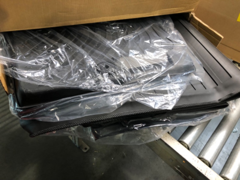 Photo 3 of Wailtnb - Car Floor Mats & Cargo Trunk Liners Compatible for Kia K5 2021-2024 & Hyundai Sonata 2020-2024 All-Weather Rubber Mat Protection Black Full set-K5 21-24 & Sonata 20-24